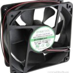 9000033326 EC12038M24S, Вентилятор 24В, 120х120х38мм , подш. скольжения, 2300 об/мин Hirschmann