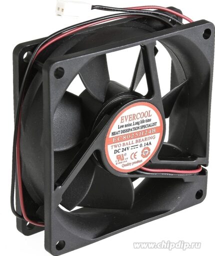 9000033363 EC8025H24B, Вентилятор 24В, 80х80х25мм , подш. качения, 3000 об/мин Hirschmann