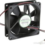 9000033366 EC8025L12S, Вентилятор 12В, 80х80х25мм , подш. скольжения, 2000 об/мин Hirschmann