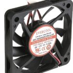 9000033343 EC6010H12B, Вентилятор 12В, 60х60х10мм , подш. качения, 4400 об/мин Hirschmann