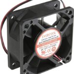 9000033357 EC6025TH12B, Вентилятор 12В, 60х60х25мм , подш. качения, 6500 об/мин Hirschmann