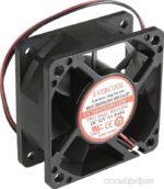 8003224348 EC6025TH12B, (60*60*25 12V), Вентилятор 12В, 60х60х25мм, подшипник качения, 6500 об/мин Hirschmann — изображение 2