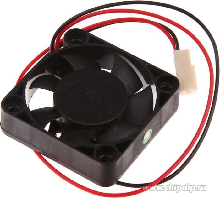 8003224344 EC4010H12C, (40*40*10 12V), Вентилятор 12В, 40х40х10мм, 1 подшипник качения/1 подшипник скольжения, 5500 об/мин Hirschmann — изображение 2