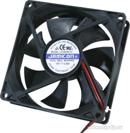 8449244942 JF0925S1H-R, вентилятор 12В 92х92х25мм подшипник скольжения 2800 об/мин Hirschmann