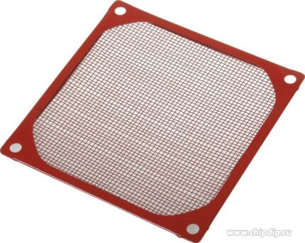 177709280 FGF-80/M (K-MF08E) красный, Фильтр для вентилятора 80х80мм (металл) Hirschmann