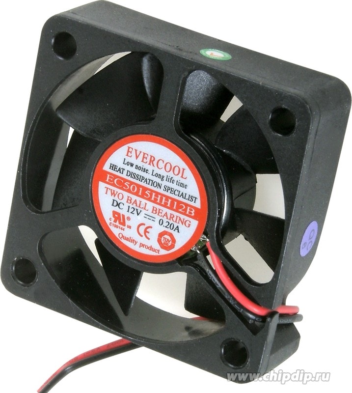 doc000242656 838007751 EC5015HH12B, Вентилятор 12 в, 50х50х15мм , подш. качения, 5500 об/мин Hirschmann — изображение 1