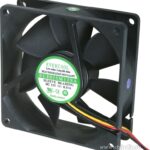 118717001 EC8025M12SA, Вентилятор 12 в, 80х80х25мм , подш. скольжения, 2500 об/мин Hirschmann