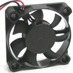 8014872656 RQD 5010MS 12VDC, (50*50*10 12V), Вентилятор 12В 50x50х10мм, 6200 об/мин., 12.8м3/час, 25дБ, подшипник скольжения, тип вывода - провод Hirschmann