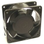 8010399554 RQA 9238HSL 220VAC, (92*92*38 220V), Вентилятор 220В AC, 2400об/мин., 92x92х38мм, 85м3/час, 29дБ, подшипник скольжения, тип вывода - провод Hirschmann