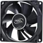 8003014961 Вентилятор для корпуса Deepcool XFan 80 80х80x25 черный 4-pin (Molex) 20дБ (DP-FDC-XF80) Ret Hirschmann — изображение 2