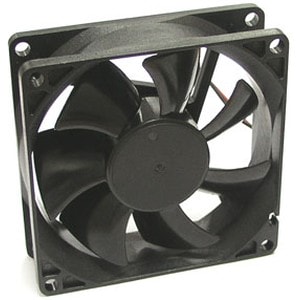 8014872654 RQD 8025MS 24VDC, (80*80*25 24V), Вентилятор 24В 80x80х25мм, 3000 об/мин., 64м3/час, 29.5дБ, подшипник скольжения, тип вывода - провод Hirschmann