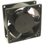 8014872655 RQD 8032MS 12VDC, (80*80*32 12V), Вентилятор 12В 80x80х32мм, 3400 об/мин., 166.5м3/час, 31дБ, подшипник скольжения, тип вывода - провод Hirschmann