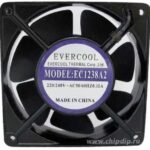 9060001336 EC1238A2HBL-7, Вентилятор 220В, 120х120х38мм гибкий вывод , подш. качения, 2500 об/мин Hirschmann