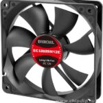 9000287330 EC12025M12SP, Вентилятор 12В, подш. скольжения, 120х120х25мм, 2300 об/мин, кабель 4pin (PWM) Hirschmann