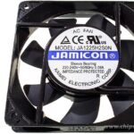8438878789 JA1225H2S0N-T (JA1225H2S010N- T-R)(клемма) 220V (120х120х25) S(втулка) CFM59,96/dBA39,2 Jamicon вентилятор Hirschmann