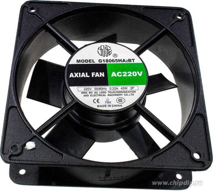 8079508965 G18065HA2BT, вентилятор 220В клеммы 180х180х65мм подшипник качения Hirschmann — изображение 2