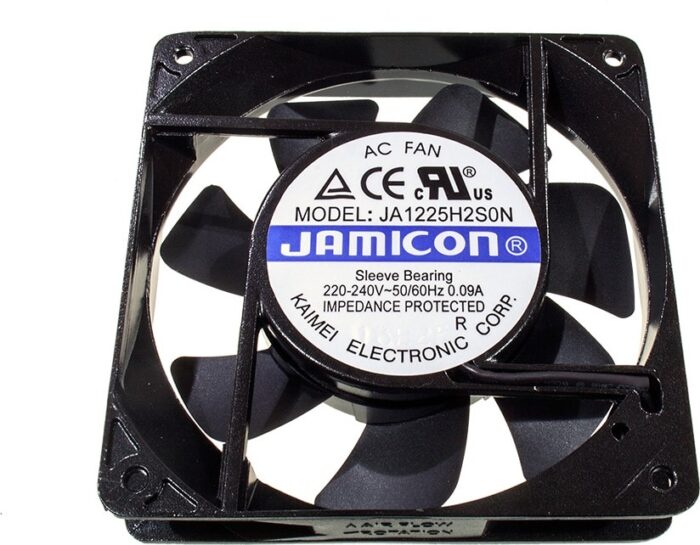 8702904482 JA1225H2S0N-T, вентилятор 220В клеммы 120х120х25мм подшипник скольжения Hirschmann — изображение 5
