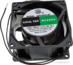 8052272450 G8038HA2S, вентилятор 220В провода 80х80х38мм (аналог для JA0838H2S) подшипник скольжения Hirschmann — изображение 2