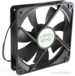 8003661235 EC12025L12S, (120*120*25 12V), Вентилятор 12В, 120х120х25мм, 124.62 м3/час, 37.2dB, подшипник скольжения, 2000 об/мин Hirschmann — изображение 2