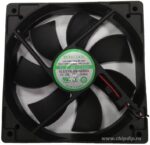 8002940289 EC12025H12SA, (120*120*25 12V), Вентилятор 12В, 120х120х25мм, 162.49 м3/час, 43.6dB, подшипник скольжения, 2600 об/мин Hirschmann — изображение 3