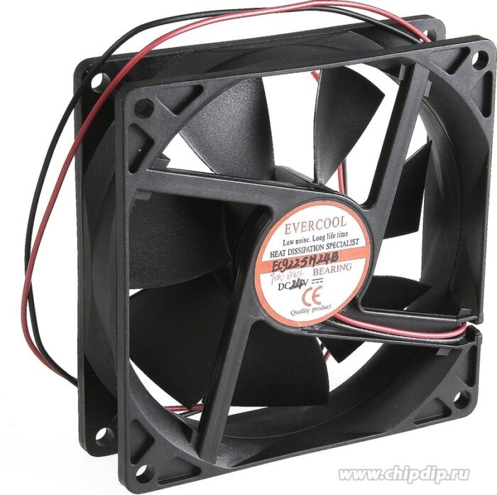 8002940281 EC9225H24B, (92*92*25 24V), Вентилятор 24В, 92х92х25мм, подшипник качения, 2600 об/мин Hirschmann — изображение 2