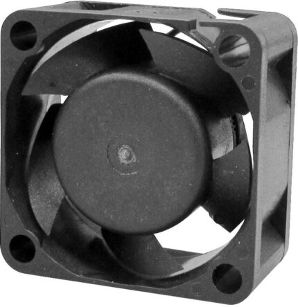 8001641910 MC002689,DC Axial Fan, 12 V, Square, 40 mm, 20 mm, Vapo Bearing, 8.9 CFM Hirschmann