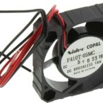 8019901335 F410T-05MC, Fan Tubeaxial 5VDC Square - 40mm L x 40mm H Sleeve 5.3 CFM (0.148m³/min) 2 Wire Leads Hirschmann
