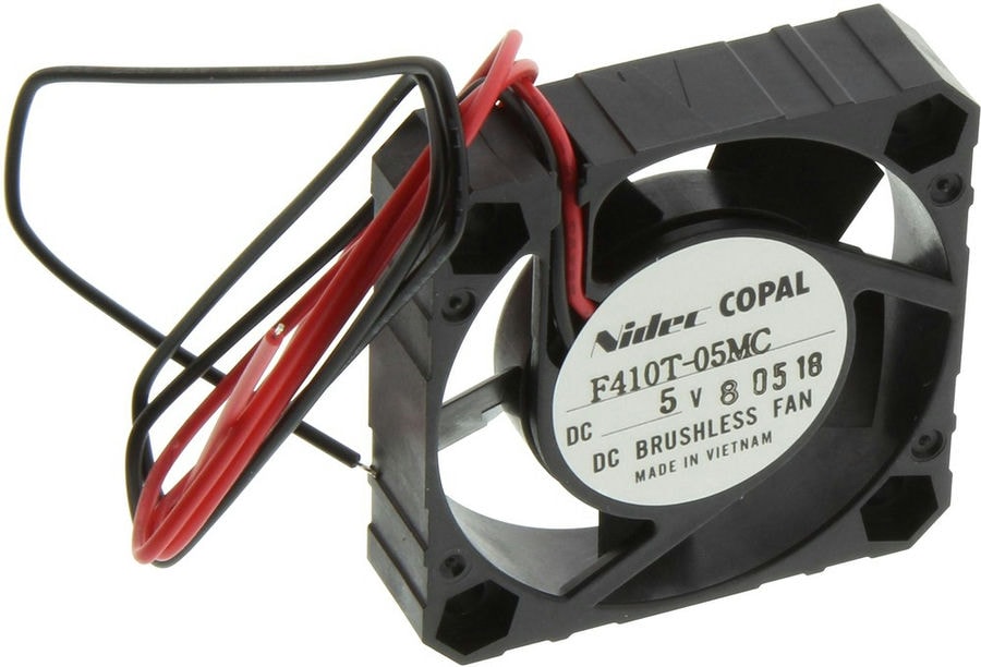doc004375331 8019901335 F410T-05MC, Fan Tubeaxial 5VDC Square - 40mm L x 40mm H Sleeve 5.3 CFM (0.148m³/min) 2 Wire Leads Hirschmann — изображение 1