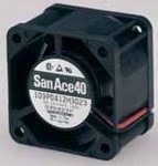 8006828774 109P0424G3023, DC Fans DC Axial Fan, 40x40x28mm, 24VDC, Groove for Lead Hirschmann