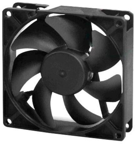 8000033586 MC001656, DC Axial Fan, 24 V, Square, 92 mm, 25 mm, Ball Bearing, 45 CFM Hirschmann