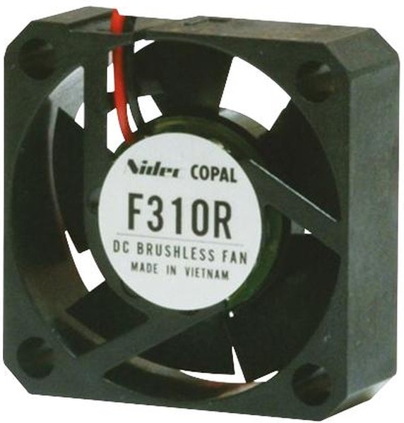 doc004491744 8033858534 F310R-12LC, Fan Tubeaxial 12VDC Square - 30mm L x 30mm H Sleeve 3.2 CFM (0.090m³/min) 2 Wire Leads Hirschmann — изображение 1
