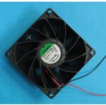 8005785138 PMD1209PMB1-A.(2).GN, Fan Tubeaxial 12VDC Square - 92mm L x 92mm H Ball 120.2 CFM (3.37m³/min) 2 Wire Leads Hirschmann