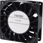 8005845208 12038MA-48R-EE-00, Fan Tubeaxial 48VDC Square - 120mm L x 120mm H Ball 185.5 CFM (5.19m³/min) 2 Wire Leads Hirschmann