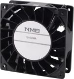 8005845208 12038MA-48R-EE-00, Fan Tubeaxial 48VDC Square - 120mm L x 120mm H Ball 185.5 CFM (5.19m³/min) 2 Wire Leads Hirschmann