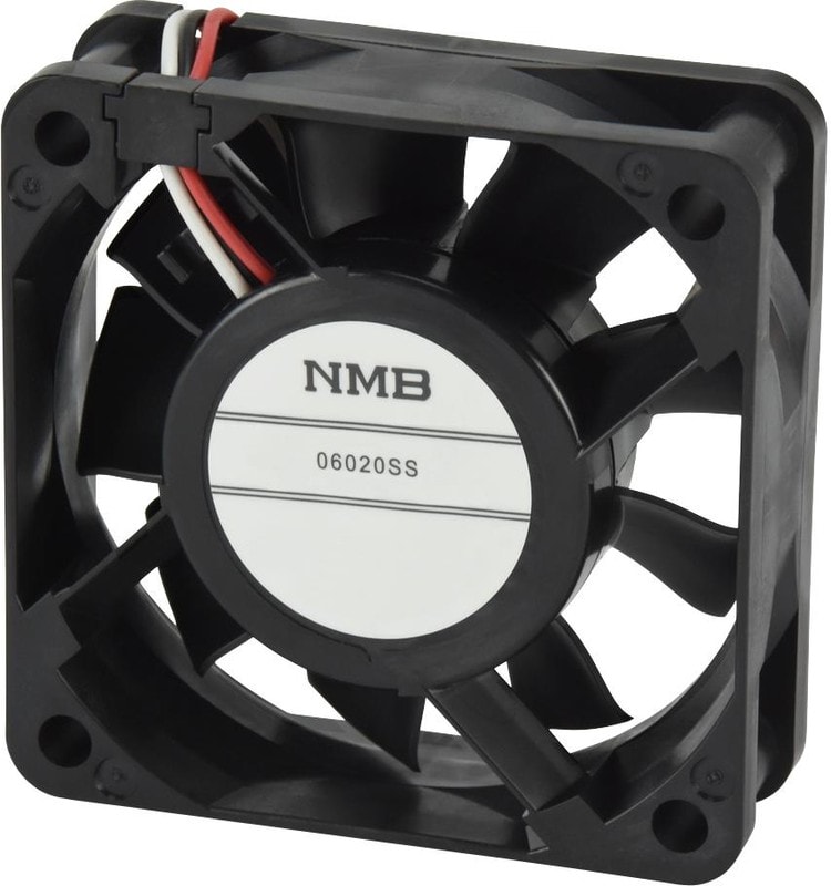 doc004636022 8006005121 06020SS-12N-AT-00, Fan Tubeaxial 12VDC Square - 60mm L x 60mm H Sleeve 20.5 CFM (0.574m³/min) 2 Wire Leads Hirschmann — изображение 1
