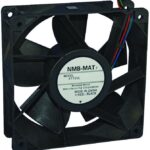 8005884314 4715VL-07W-B60-E00, Fan Tubeaxial 48VDC Square - 120mm L x 120mm H Ball 189.9 CFM (5.32m³/min) 2 Wire Leads Hirschmann