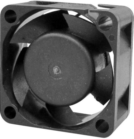 8001641911 MC002692,DC Axial Fan, 12 V, Square, 40 mm, 20 mm, Vapo Bearing, 10.8 CFM Hirschmann