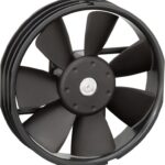 8000959243 4412FGPR-203, DC Axial Fan, 12 V, Circular, 127 mm, 26.4 mm, Sleeve Bearing Hirschmann