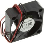 8019861844 F310R-12LLC, Fan Tubeaxial 12VDC Square - 30mm L x 30mm H Sleeve 2.1 CFM (0.059m³/min) 2 Wire Leads Hirschmann