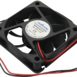 8000391054 MC002109, DC Axial Fan, 12 V, Square, 60 mm, 15 mm, Hydro Wave Bearing, 18.84 CFM Hirschmann