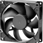 8001525613 MC002714, DC Axial Fan, 24 V, Square, 92 mm, 25 mm, Vapo Bearing, 45 CFM Hirschmann