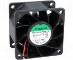8002554271 PMD2406PMB3-A (2).GN, Вентилятор осевой, 24В DC, 60x60x38мм, подшипник качения, 70,5куб.м/ч, 47дБА, 24AWG () Hirschmann — изображение 2