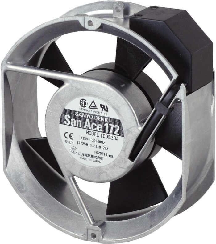 8005415257 109S303, AC Fans AC Axial Fan, 172x150x51mm Round/Sidecut, 230VAC, Dyna Ace, Side Cut Hirschmann — изображение 2