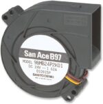8007506153 9BMB24P2K01, Blowers & Centrifugal Fans DC Blower, 97x33mm, 24VDC, High Performance, Tachometer, PWM Hirschmann — изображение 2