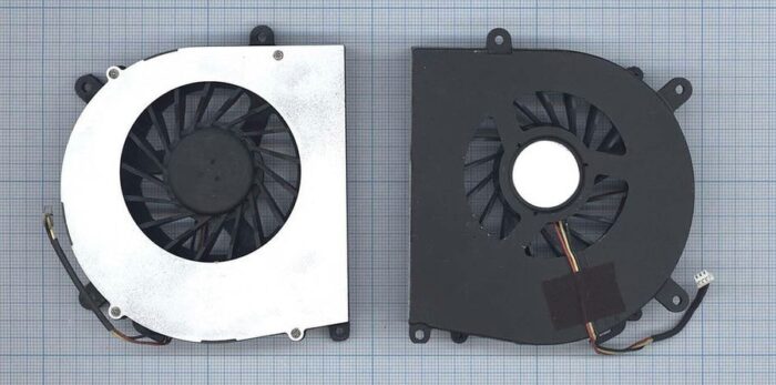 8004478649 Вентилятор (кулер) для ноутбука Clevo P150, P170, P370, P570 (GPU) Hirschmann — изображение 3
