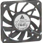 8004663533 EFB0612MA, DC Fans DC Tubeaxial Fan, 60x10mm, 12VDC, Ball Bearing, Lead Wires Hirschmann