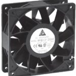 8004574131 PFB1224UHE-T50F, DC Fans Fan, 120x38mm, 24VDC, 252.85CFM, Ball, 3Leads, Lock Rotor Sensor, Tach, IP55 Hirschmann
