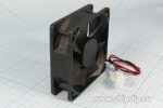 8009976934 Вентилятор 80x80x25, напряжение 24В, ток 0.15А, выводы 2L, подшипник качения, JF0825B2H-R Hirschmann — изображение 4