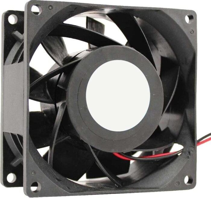 8006085522 OD8038-24HBIP68, Fan Tubeaxial 24VDC Square - 80mm L x 80mm H Ball 69.4 CFM (1.94m³/min) 2 Wire Leads Hirschmann — изображение 2