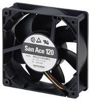 8006397687 9GA1224P4G0011, DC Fans Axial Fan, 120x120x25mm, 24VDC, 134CFM, Low Power, Ribless, Tach/PWM Hirschmann